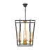 Подвесная люстра Lumina Deco Afres LDP 1246-4 BK+MD