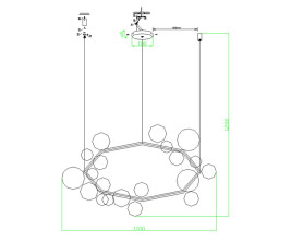 Подвесная люстра Kink Light Иона 09408-21,19