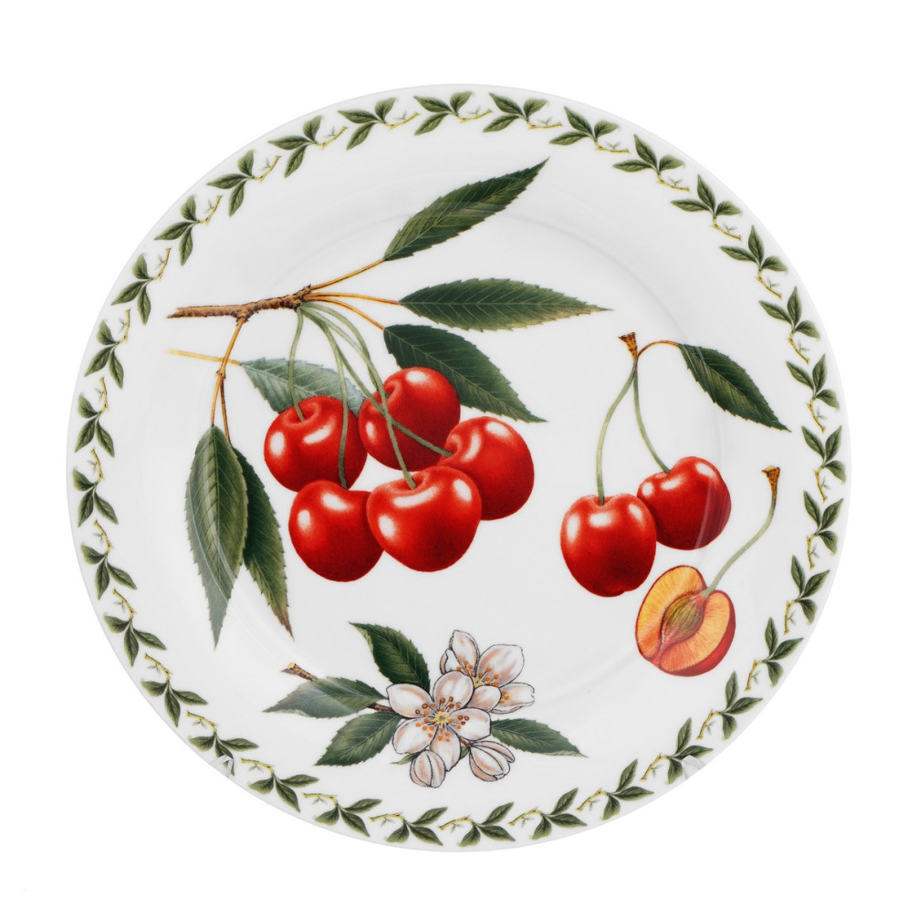 Тарелка 20см.&quot;Вишня&quot; в подарочной упаковке.