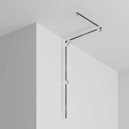 Шинопровод 1м Exility X встраиваемый под ГКЛ 12,5мм Maytoni Technical EXILITY X Busbar trunkings Exility X TRX239-421.12B