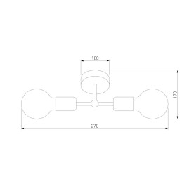 Потолочная люстра TK Lighting 1902 Retro