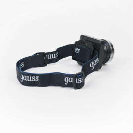 Налобный светодиодный фонарь Gauss аккумуляторный 60х70 100 лм GF401