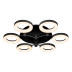 Потолочная светодиодная люстра iLedex Jomo FS-014-X6-(B) 72W BK