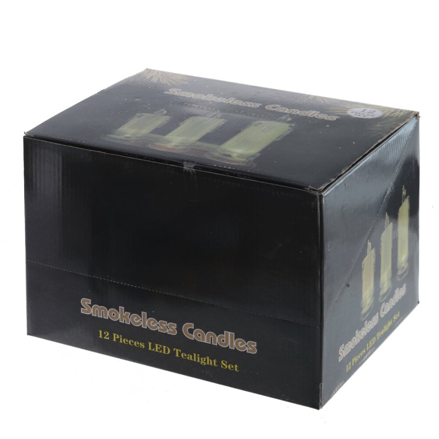 Изделие декоративное &quot;Свеча&quot; (подсветка, 3xLR54) (блок 12шт), D 6 см, L6 W6 H18 см