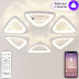Потолочная светодиодная люстра Natali Kovaltseva Smart Home Led Lamps 81215