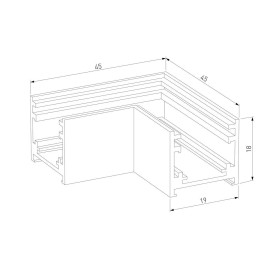 Коннектор L-образный Elektrostandard Titan Line 85224/00 a069716