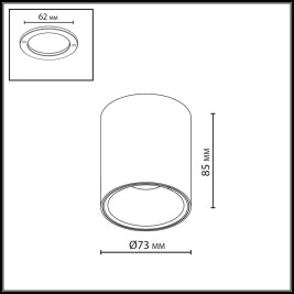 Потолочный светильник Odeon Light HIGHTECH 7139/12CL