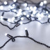 Уличная светодиодная гирлянда Ardecoled нить 230V белый ARD-String-Classic-1000-Black-100Led-Milk-Pulse White 031652