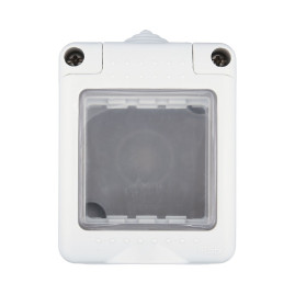 Коробка для открытого монтажа LK Studio LK45 с панелью серый 855003-1