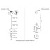 Подвесной светодиодный светильник Crystal Lux Quasar SP14W Led Transparent
