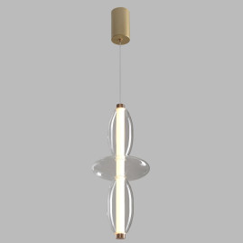 Подвесной светодиодный светильник Crystal Lux Quasar SP14W Led Transparent