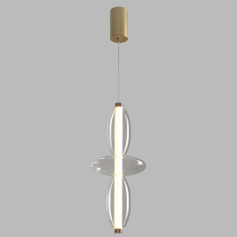 Подвесной светодиодный светильник Crystal Lux Quasar SP14W Led Transparent