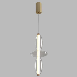 Подвесной светодиодный светильник Crystal Lux Quasar SP14W Led Transparent
