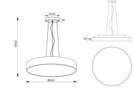 Подвесной светодиодный светильник Deko-Light Menkar 342206