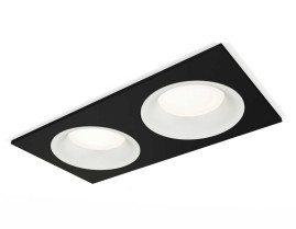 Комплект встраиваемого светильника Ambrella light Techno Spot XC7636001 SBK/SWH черный песок/белый песок (C7636, N7010)