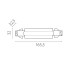 Питание центральное к треку 5040xx-(F)/(R) Quattro Lightstar 504187-FRPS