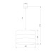 Подвесной светильник TK Lighting 3211 Tago Black