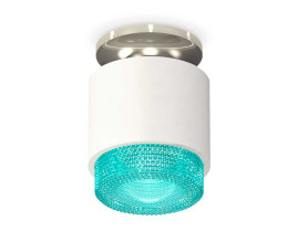 Комплект накладного светильника Ambrella light Techno Spot XS7510082 SWH/BL белый песок/голубой (N7927, C7510, N7194)
