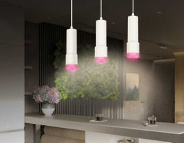 Комплект подвесного светильника Ambrella light Techno Spot XP7401003 SWH/PI белый песок/розовый (A2301, C6342, A2030, C7401, N7193)