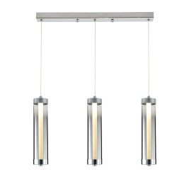 Подвесной светодиодный светильник Indigo Rilucente 11061/3P Chrome V000148L