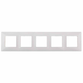 Рамка 5-постовая ЭРА Elegance 14-5005-01 Б0034405