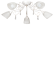 Потолочная люстра Vitaluce V1473/5PL