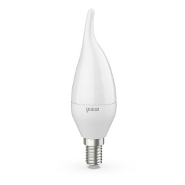 Лампа светодиодная Gauss E14 6.5W 4100K матовая 104101207