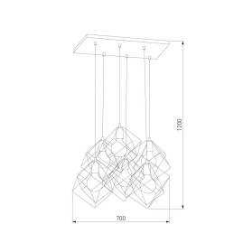 Подвесной светильник TK Lighting 191 Alambre