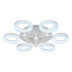 Потолочная светодиодная люстра iLedex Jomo FS-014-X6-(B) 72W WH