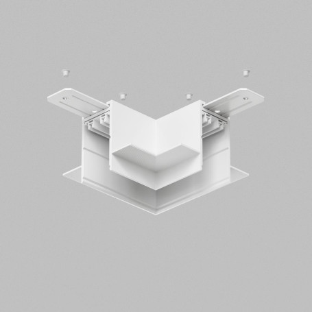 Коннектор L-образный потолок-потолок Denkirs Smart Hide TR2112-WH