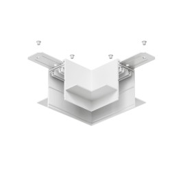 Коннектор L-образный потолок-потолок Denkirs Smart Hide TR2112-WH