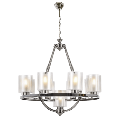 Подвесная люстра Lumina Deco Santini LDP 1220-9 CHR+WT