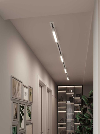 Встраиваемая однофазная трековая система Hesby Lighting Skylite №1 со светильниками HSBL_kompl_S001_VI4W3K