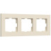 Рамка на 3 поста Werkel Slab айвори матовый W0032962 4690389193446