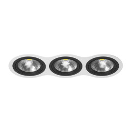 Комплект из светильника и рамки Lightstar Intero 111 (217936+217907+217907+217907) i936070707