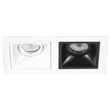 Комплект из светильников и рамки Lightstar Domino Quadro (214526+214506+214507) D5260607