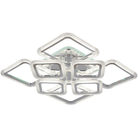 Потолочная светодиодная люстра Reluce 09826-3.3-4+4C CR (RGB)