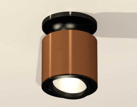 Комплект накладного светильника Ambrella light Techno Spot XS7404100 SCF/PBK кофе песок/черный полированный (N7926, C7404, N7002)
