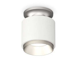 Комплект накладного светильника Ambrella light Techno Spot XS7510100 SWH/MCH белый песок/хром матовый (N7928, C7510, N7033)