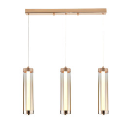 Подвесной светодиодный светильник Indigo Rilucente 11061/3P Gold V000150L