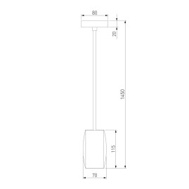 Подвесной светодиодный светильник Eurosvet Bonaldo 50246/1 Led золото