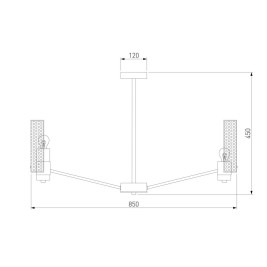 Потолочная люстра Eurosvet Grino 70139/8 никель