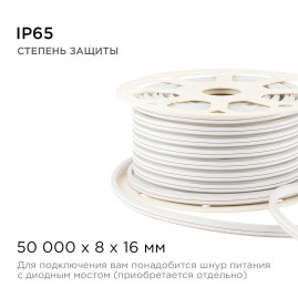 Светодиодный неон Apeyron двусторонний 6Вт/м 2835 120д/м 17-23