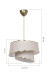 Подвесной светильник Toplight Adriana TL1621H-01BG