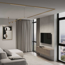 Трековый светильник Elektrostandard Brass Line a071847