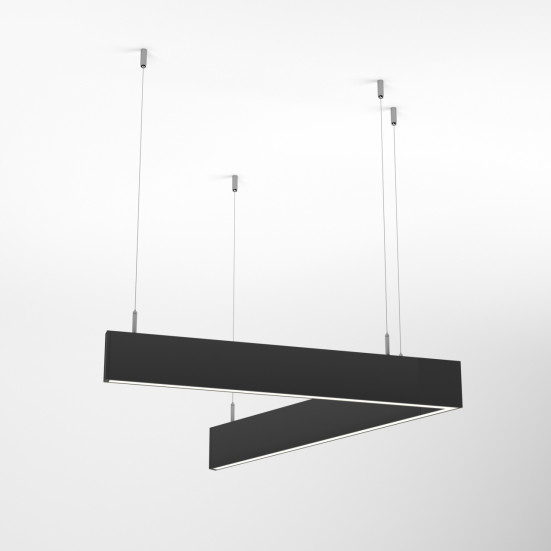 Подвесной светодиодный светильник Arlight Alt-Lineair-Angle-60-Flat-Updown-Dim-1290X1115-85W Day4000 033013