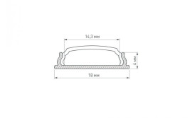 Профиль Arlight ARH-Bent-W18-2000 Anod 023087