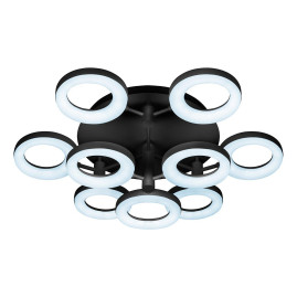 Потолочная светодиодная люстра iLedex Jomo FS-014-X9 108W BK