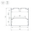 Профиль Arlight Line-S-7575-2500 White 041859