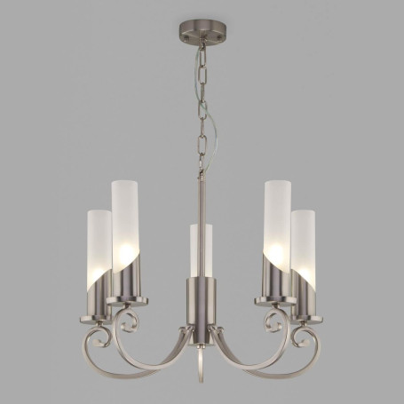 Подвесная люстра Eurosvet Banci 60117/5 никель